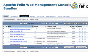 Apache Felix Web Console